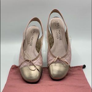 Paul Mayer pink ballet flats